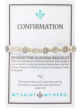 Handwoven Confirmation Blessing Bracelet - Faith, Strength & Divine Mission